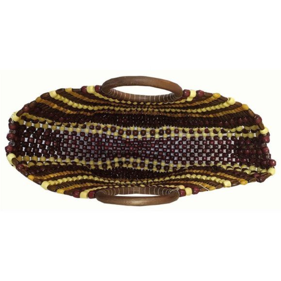 NWT INC International Concept Beaded Fan Tote - Picture 2 of 3